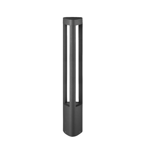 Bolardo led negro 9W 3000K 220LM IP55