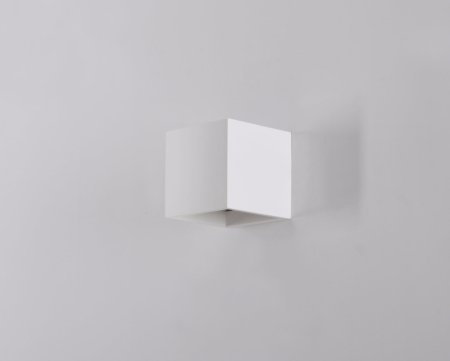 Aplique De Pared De Gypsum Cube Blanco 1l G9