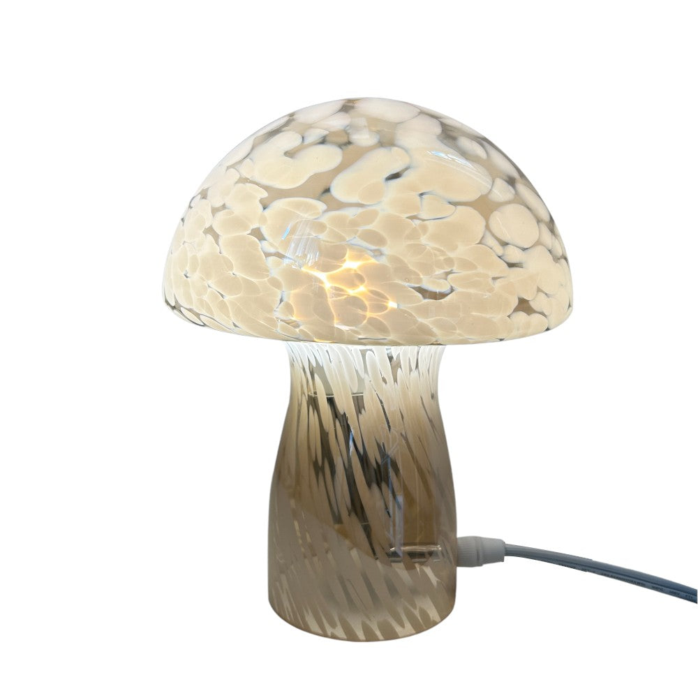 Lampara De Mesa Mushroom Amber 1l E27 Incluye Foco 3 Tonos