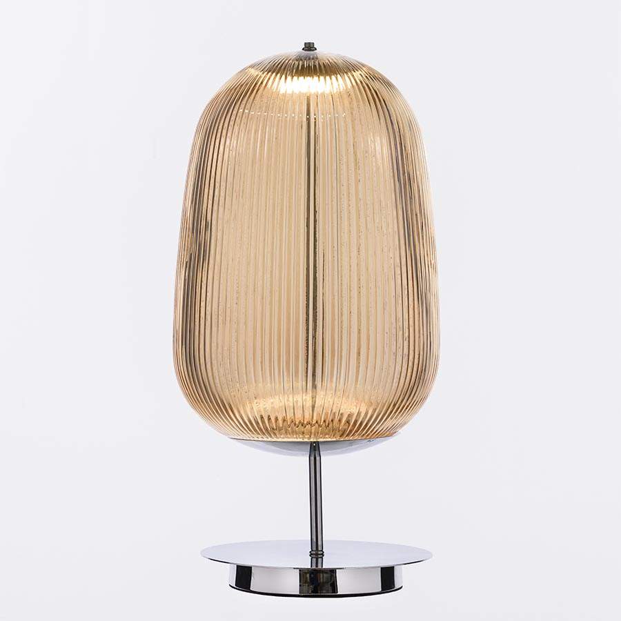Lámpara de mesa led Greta ámbar