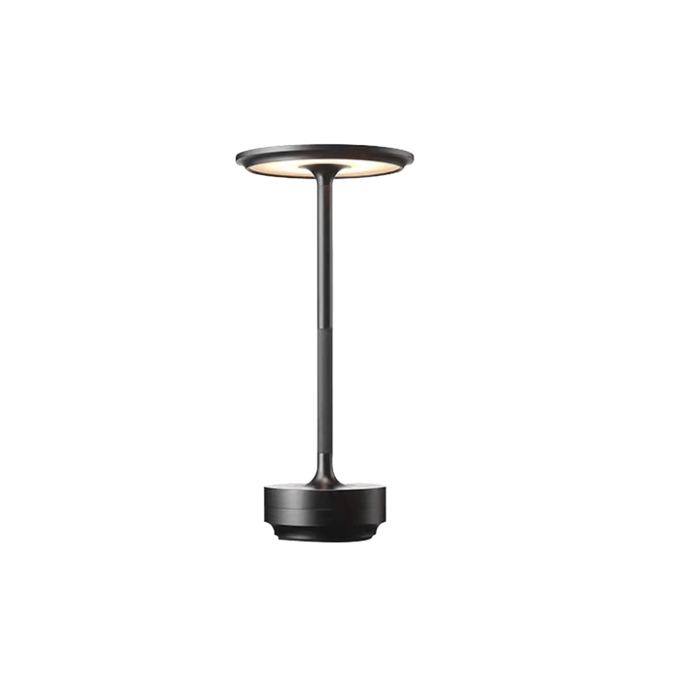 Lámpara recargable con led dimerizable + 3CCT Porto negro