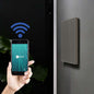 Interruptor WiFi 4 canales negro comp. c/Alexa y Google