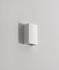Aplique De Pared De Gypsum Rectangular Blanco Up&down 1l G9