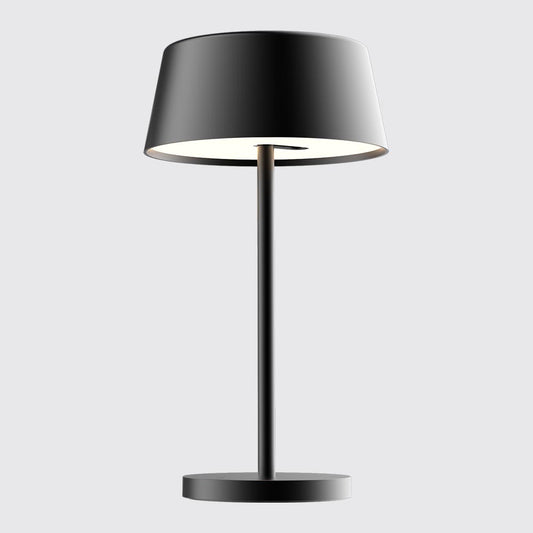 Lampara De Mesa Led Touch Vym De Metal Negro Dirigible Ip20 3000k Dim 5w