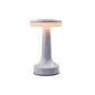 Lampara De Mesa Led Touch Oleas De Metal Blanco Ip20 3000k 3 Intensidades