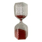 Reloj de arena roja