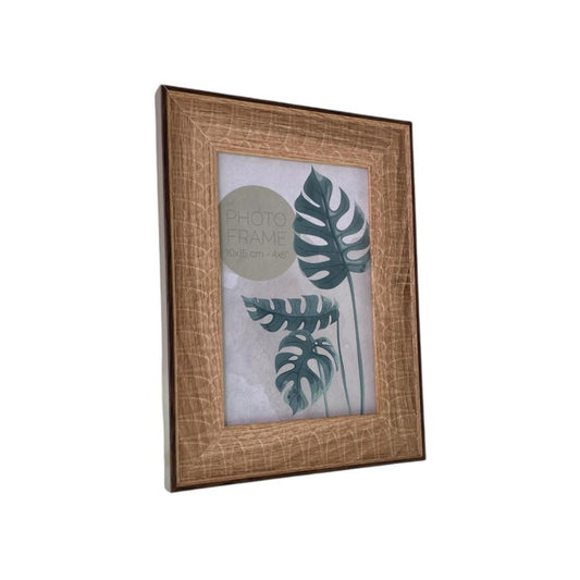 Portaretrato Rustic Vidrio/mdf Color Camel