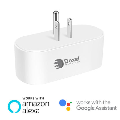 Tomacorriente WiFi simple blanco compatible c/Alexa y Google