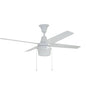 Ventilador De Tumbado Connery 48" Ac Color Blanco Con Luz Led Cadena Cfm 4132 46w