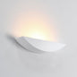 Aplique De Pared  De Gypsum Half Moon Blanco 1l E14